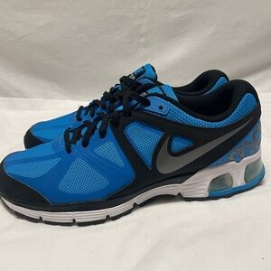Nike Black and Blue Sneakers